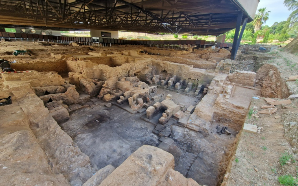 The baths were unearthed in Mérida, located about 200 miles southwest of Madrid.