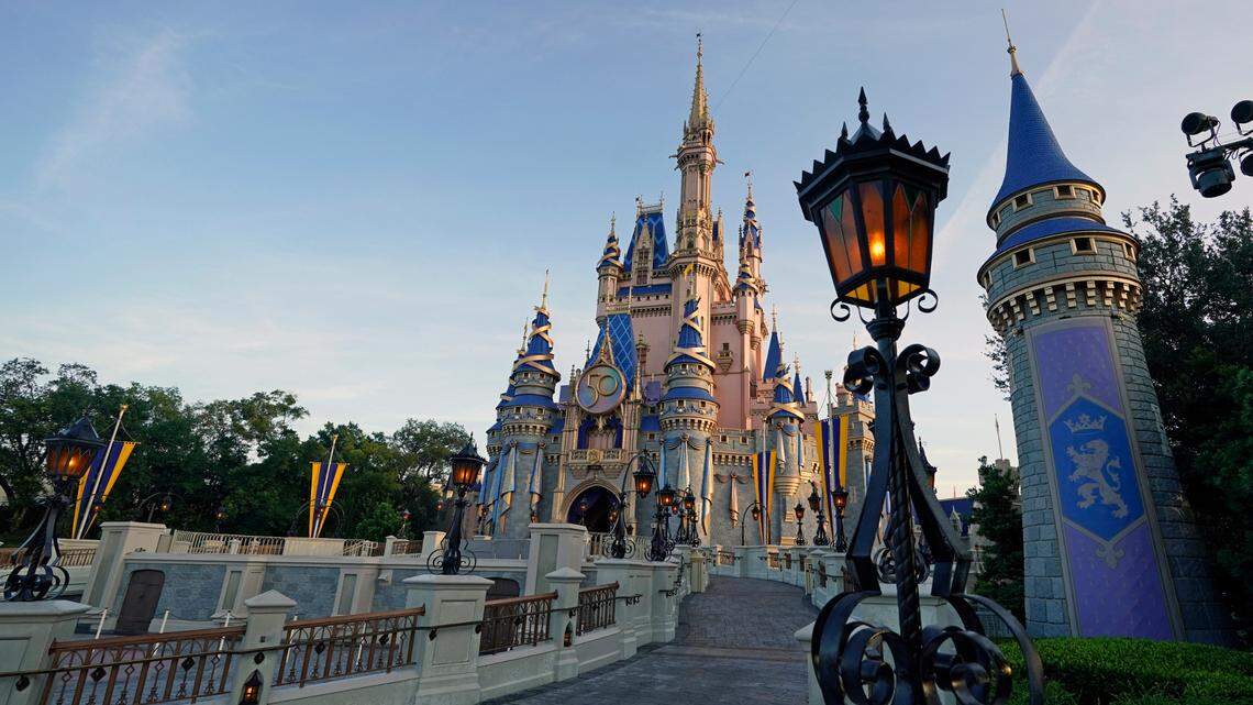 A Disney World bus driver was one of 12 accused of child sex crimes in an undercover sting by Florida authorities. (AP Photo/John Raoux, File)