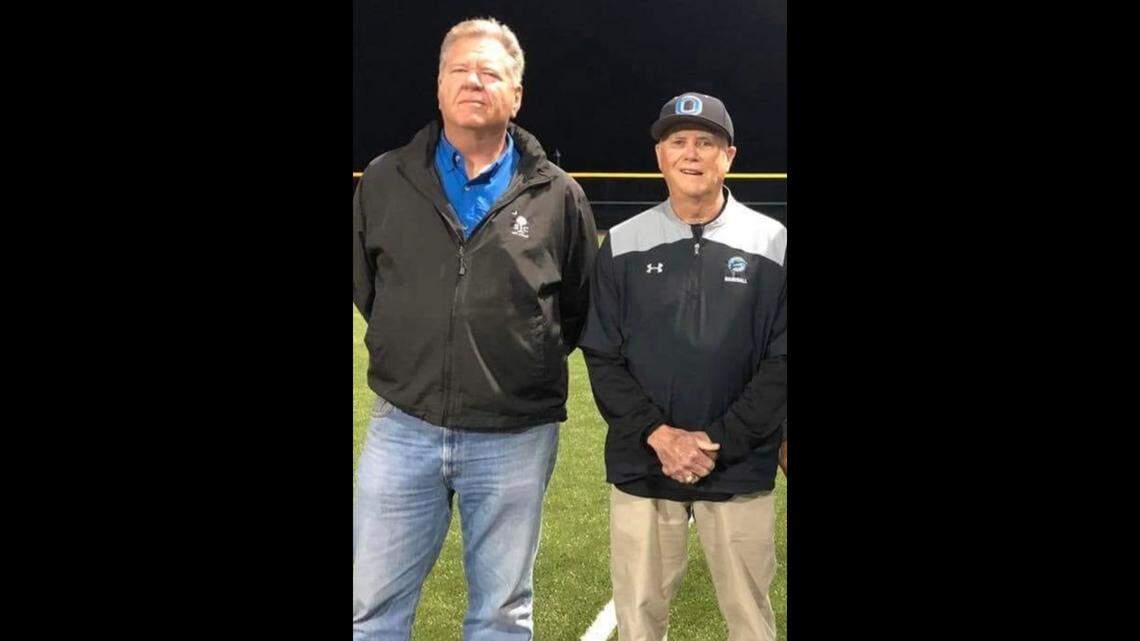 “Barry” Lee Watkins (left) and Jerry Stoots (right) were longtime friends and fishing partners who were found dead on a South Carolina lake, friends and officials said. They were also beloved sports coaches.