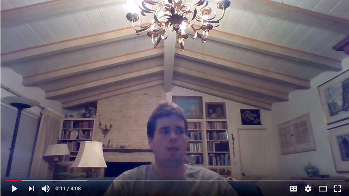 Alexander Tilghman, 28, on YouTube