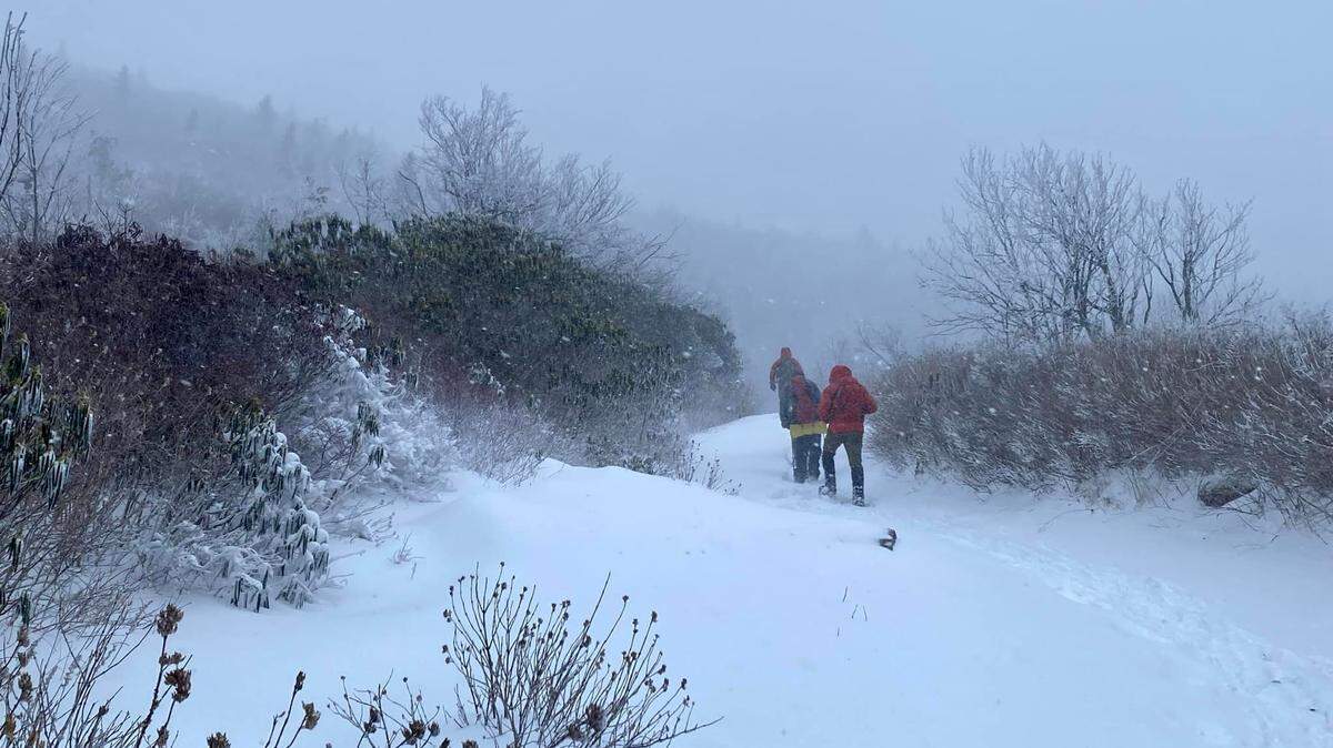 A search and rescue team in Haywood County rescued a hiker on Sunday, Jan. 16, 2022, who got stranded along the Art Loeb Trail during Winter Storm Izzy.