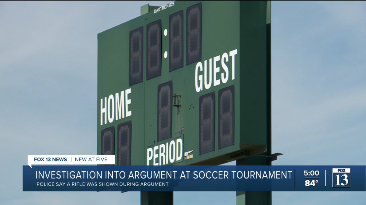 Chaos erupted at a Salt Lake City youth soccer tournament when a spectator pulled out a rifle during an altercation.