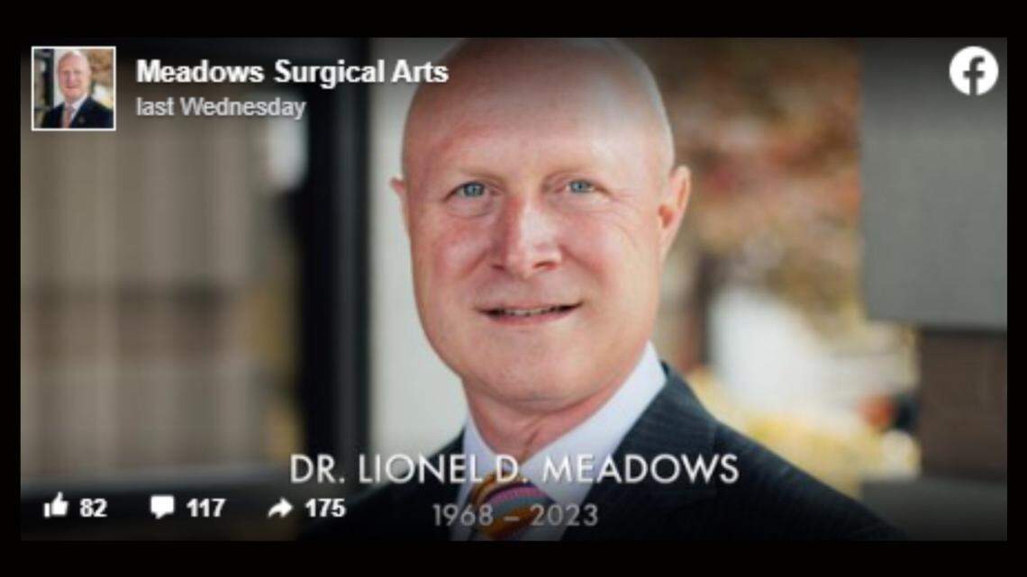 Lionel Meadows was flying alone in a Cessna plane when a storm caused the plane to crash.