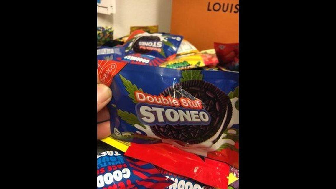 ‘Double Stuf Stoneo,’ other illegally packaged edibles found during stop, WA cops say