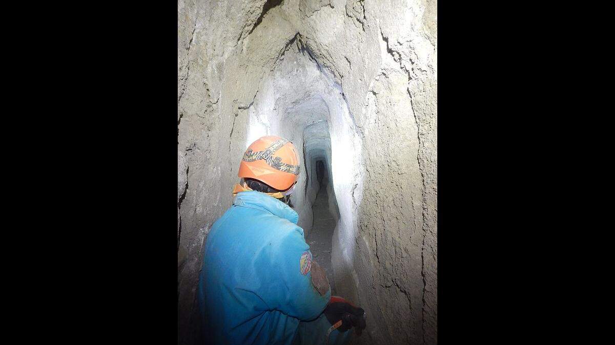2,100 feet of the aqueduct has been explored, the longest portion of the Aqua Augusta known to researchers.