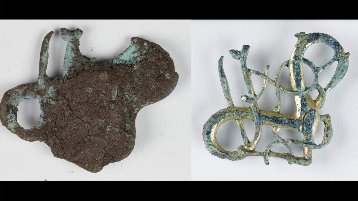 A 1,000-year-old viking buckle depicting an unknown animal was unearthed in Norway, according to the Kulturhistorisk Museum.