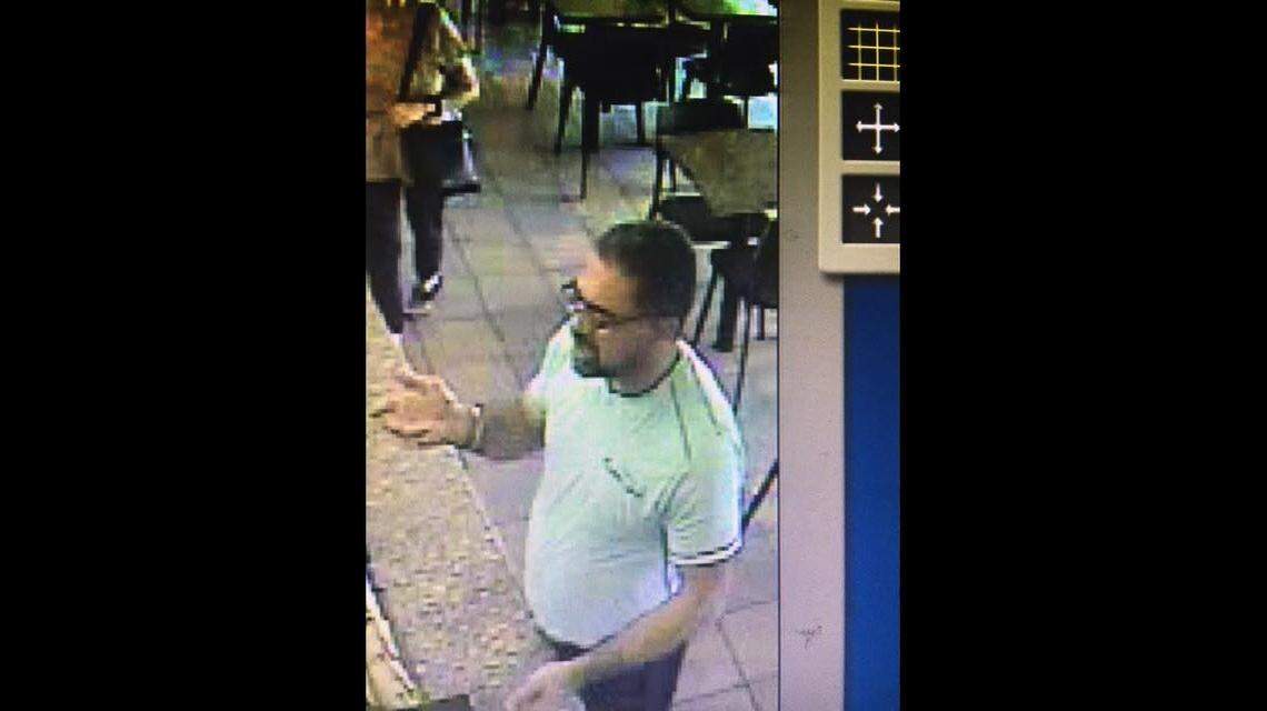 Gilroy, California, police said a man shown in this picture is suspected of stealing lifesaving cancer medicine when he took a woman’s Michael Kors backpack in a Panda Express restaurant dining area.