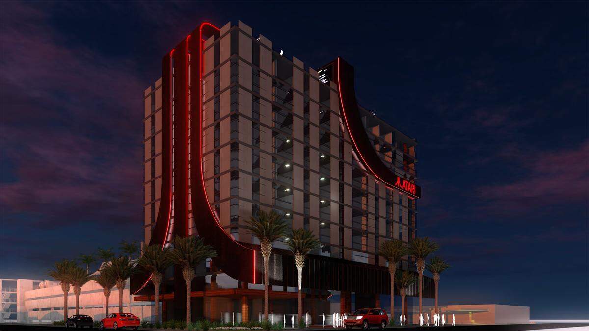 Video game company Atari plans eight branded hotels in the united States, including one scheduled to start construction in Phoenix in 2020. Others are proposed in San Francisco, San Jose, Seattle, Austin and beyond.