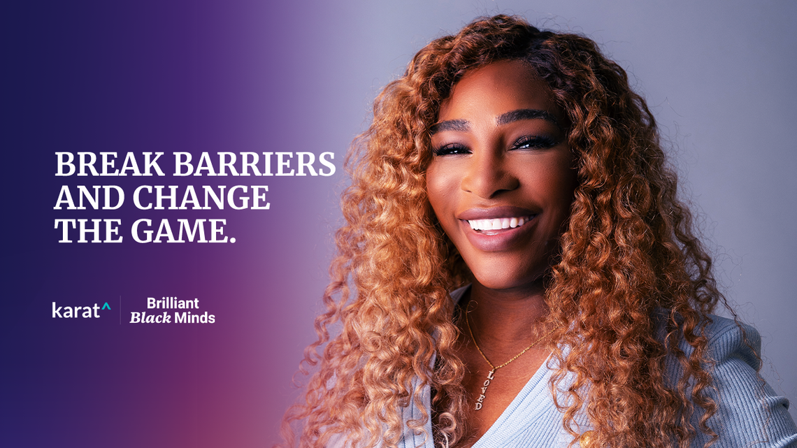 Serena Williams partnered with the startup Karat to support young Black software engineers through its Brilliant Black Minds program.