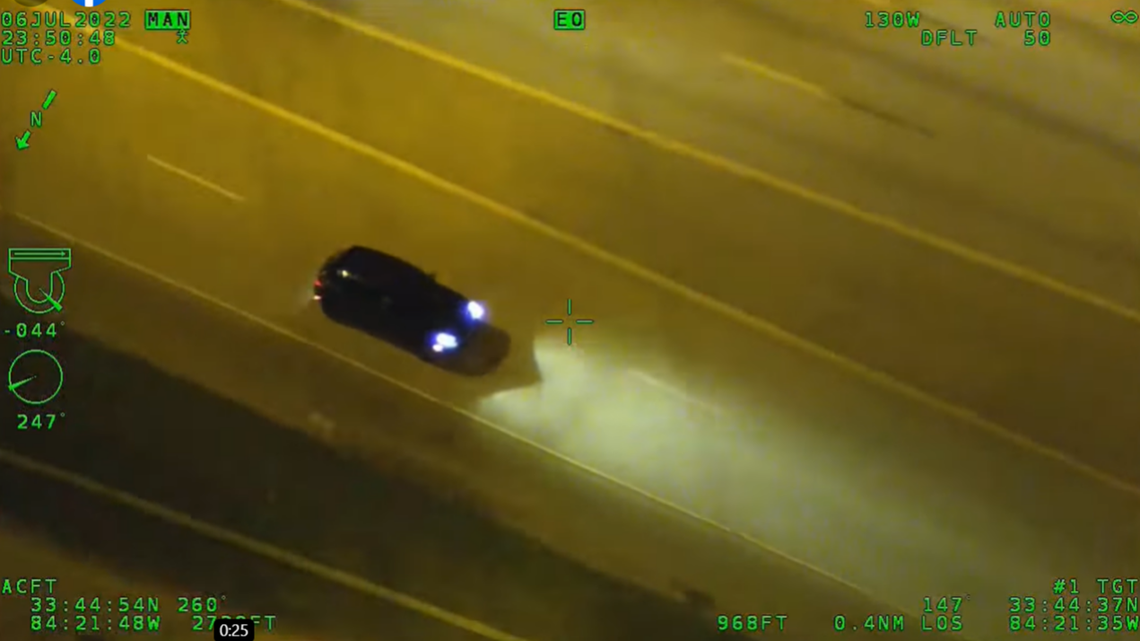 A man who “didn’t want to get a speeding ticket” fled from cops at 130 mph, Georgia police said.