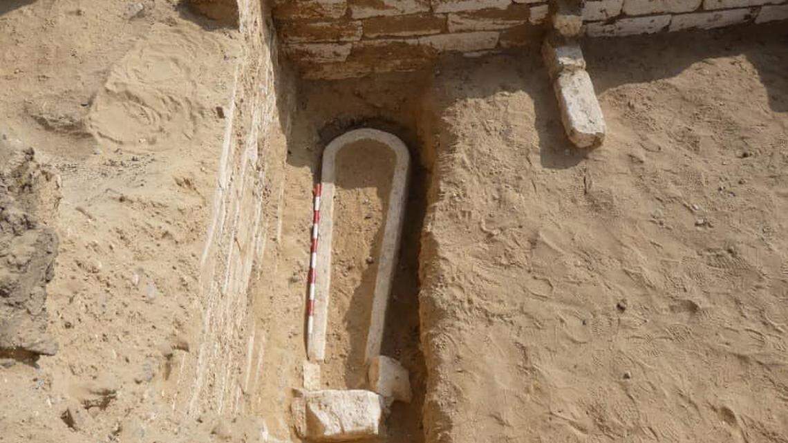 Ancient tombs dating to the Roman, Persian and Coptic eras have been unearthed in Egypt.
