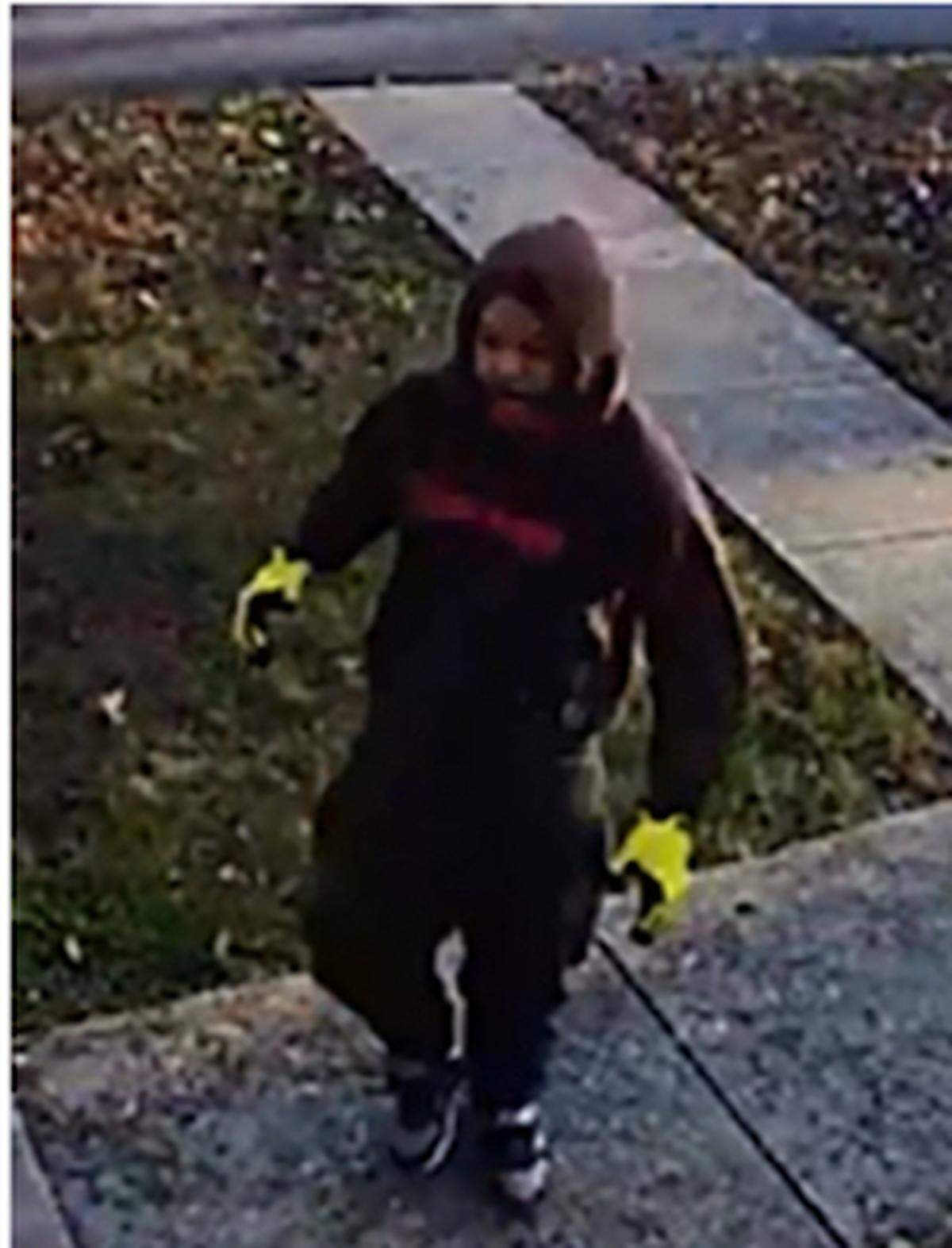 Police released this still of the thief from the video.