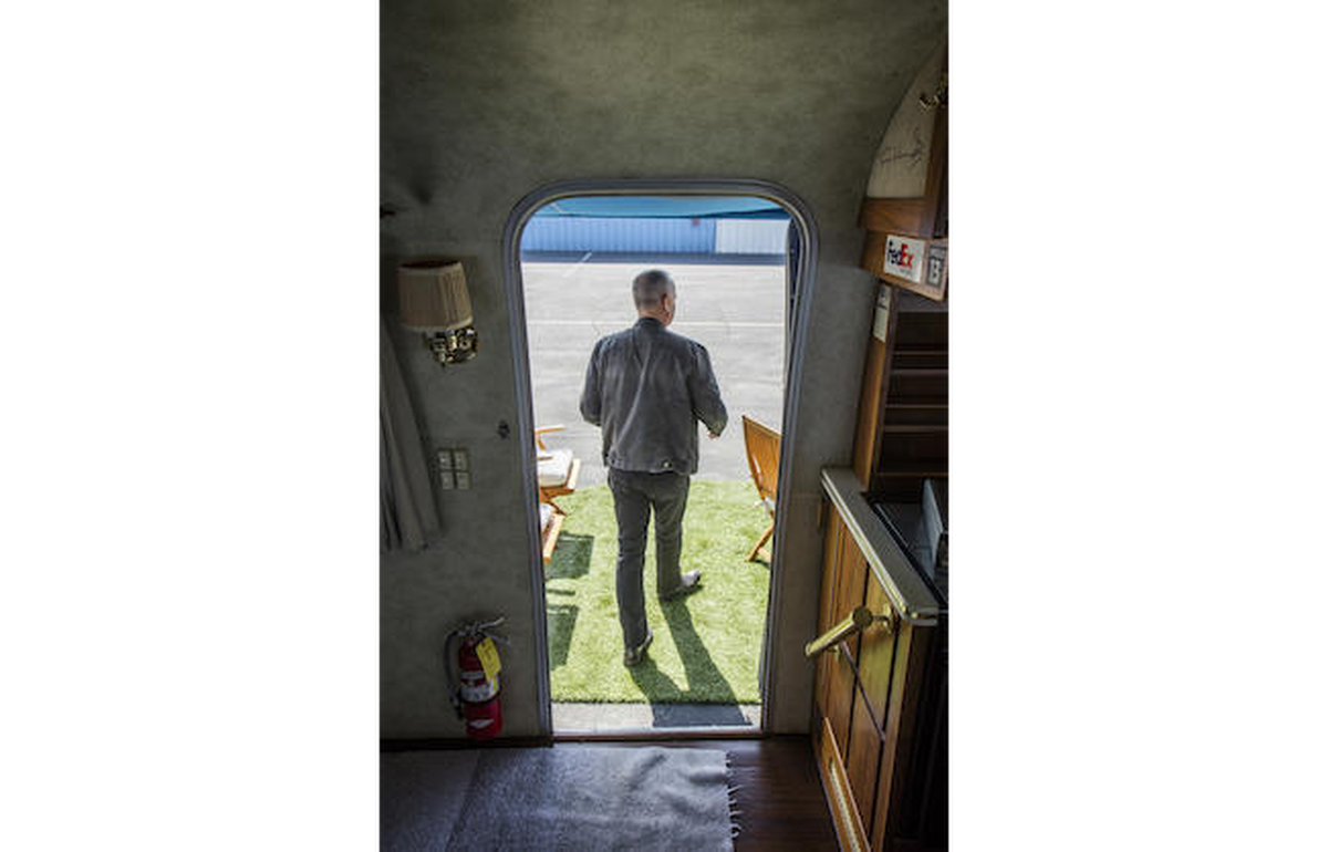 Tom Hanks auctions his Airstream Trailer.