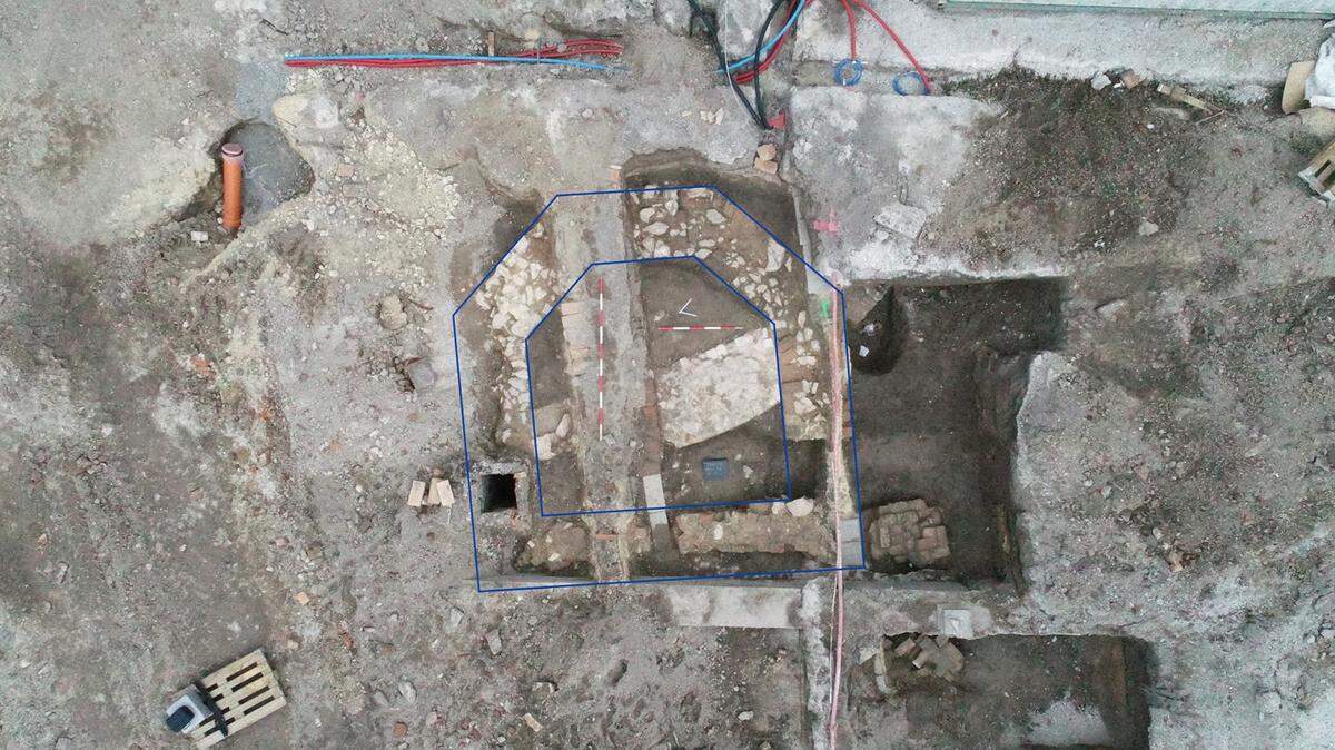 The church had a unique polygonal shape, archaeologists said.