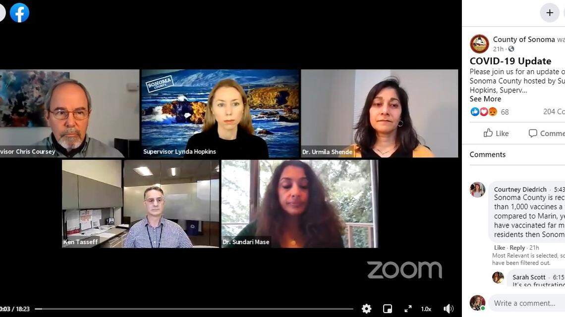 Sonoma County officials are apologizing after people under 75 made appointments to get the COVID vaccine before they were eligible due to “glitches in a website.”