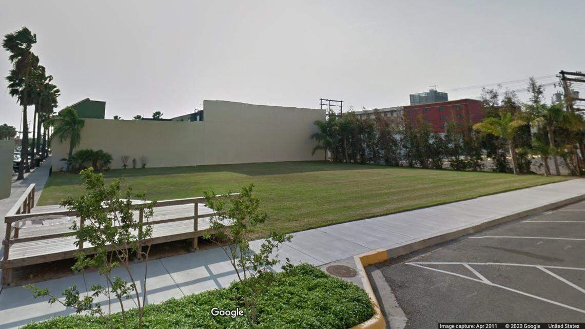 A Harlingen, Texas, man accused of throwing eggs and pulling a knife on a prayer group for President Donald Trump after the election was arrested, police say. Screengrab from Google.