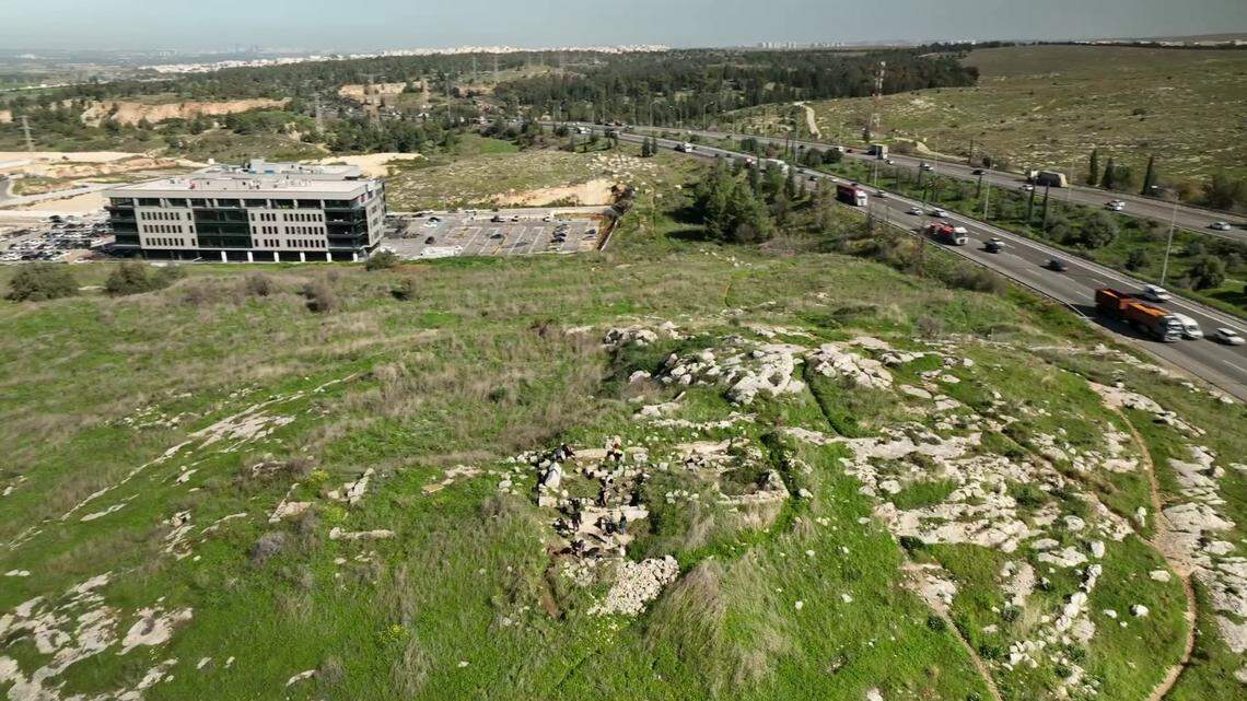 The site was along what was once an ancient road connecting the western coast to the lowlands of Israel, according to the team.