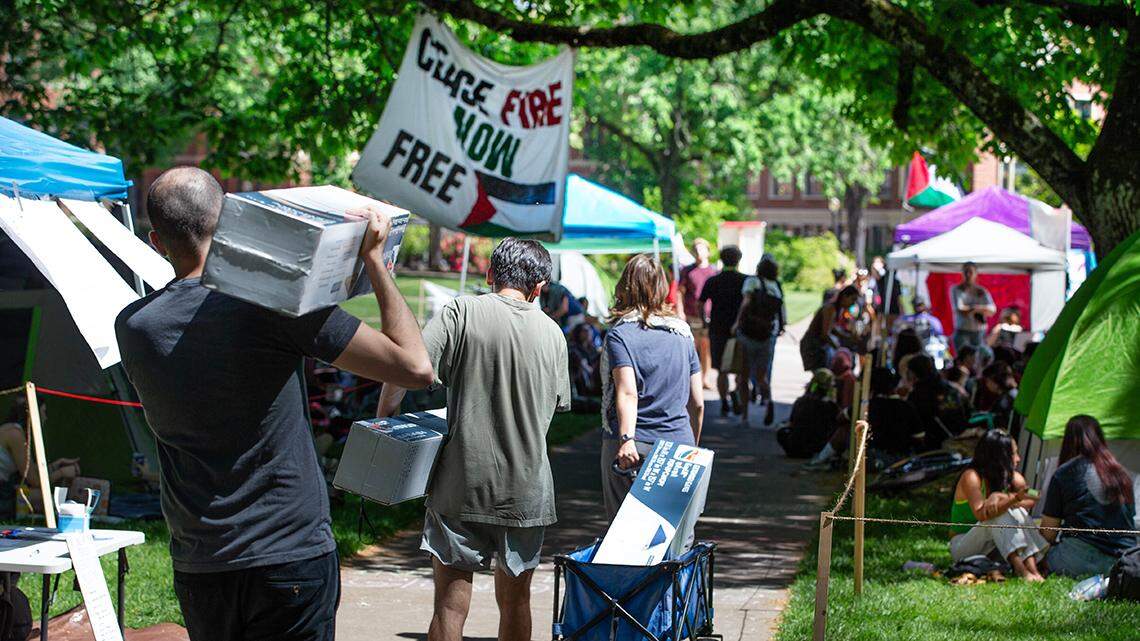 Students are serious about protests over the Iran-Hamas war.
