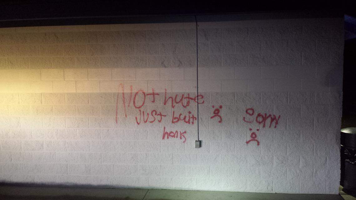 Asked if authorities have identified any suspects in the graffiti cases, a spokesman for the sheriff’s office said “sadly, no.”