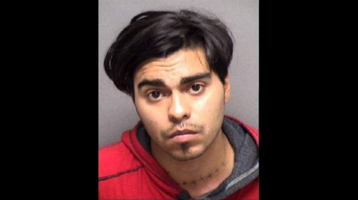 David Lee Roy Fuentes, 25, is charged with intoxication manslaughter and intoxications assault in Bexar County, after police say he drove a blue pickup into a shopping cart in a Dollar General parking lot, killing 1-year-old Corinna Tovar.