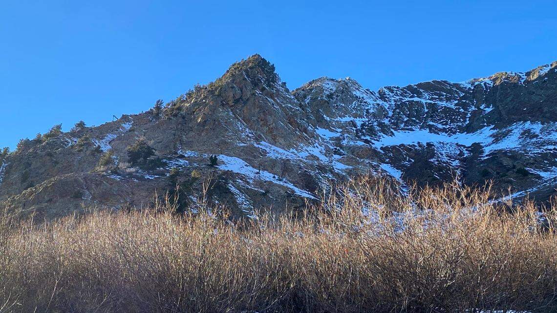 A man climbing up a ridge fell 20 feet onto a ledge, then tumbled 100 feet before coming to a stop, Utah rescuers said.