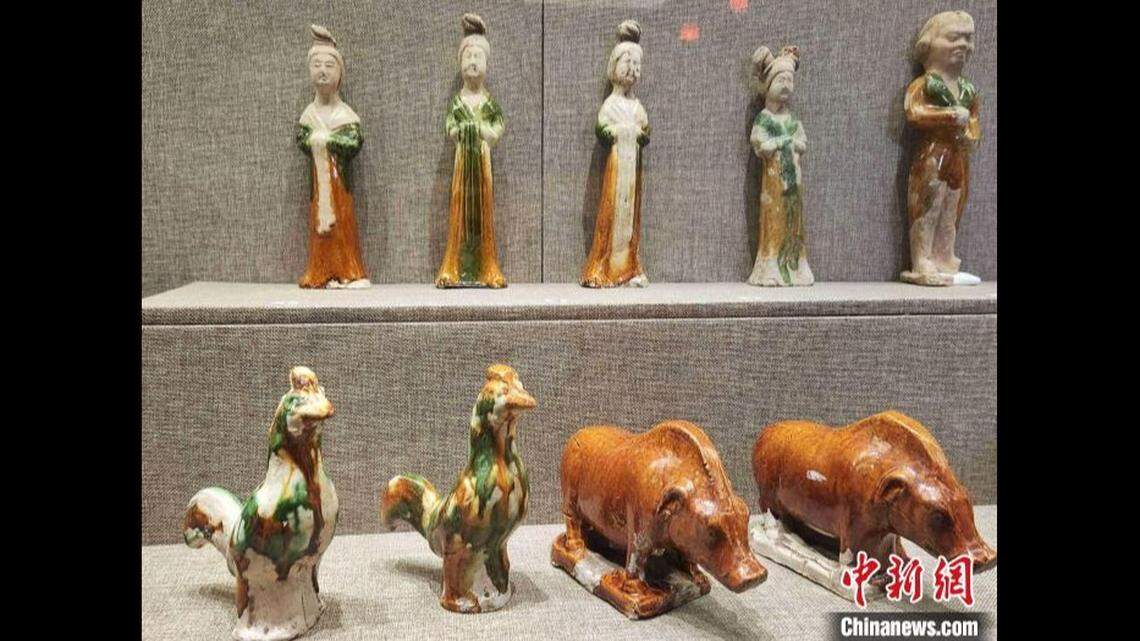 The lifelike figurines are characteristic of the middle and late Tang dynasties, the director of the Fanjia site, He Li, said.