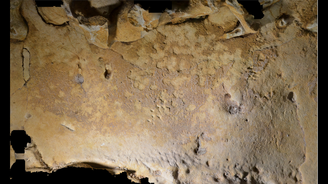 Some of the walls also had markings from various lithic tools alongside the finger markings, scientists said.