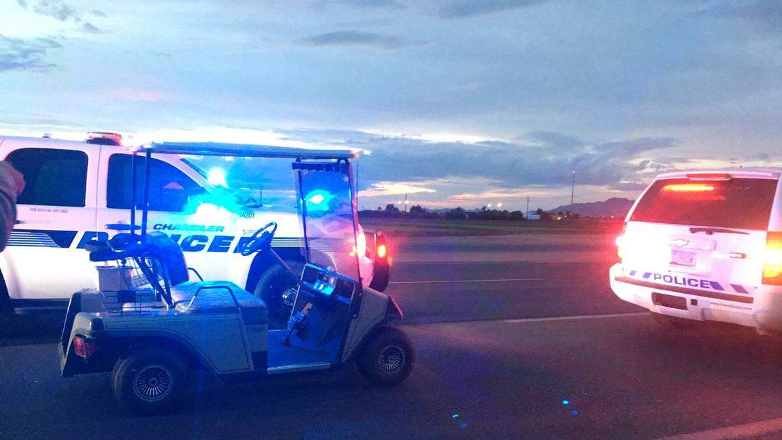 Arizona state troopers and Chandler police said they caught a man, 83, driving his golf cart the wrong way into freeway traffic Thursday. He drove the car on another highway last month, authorities said.
