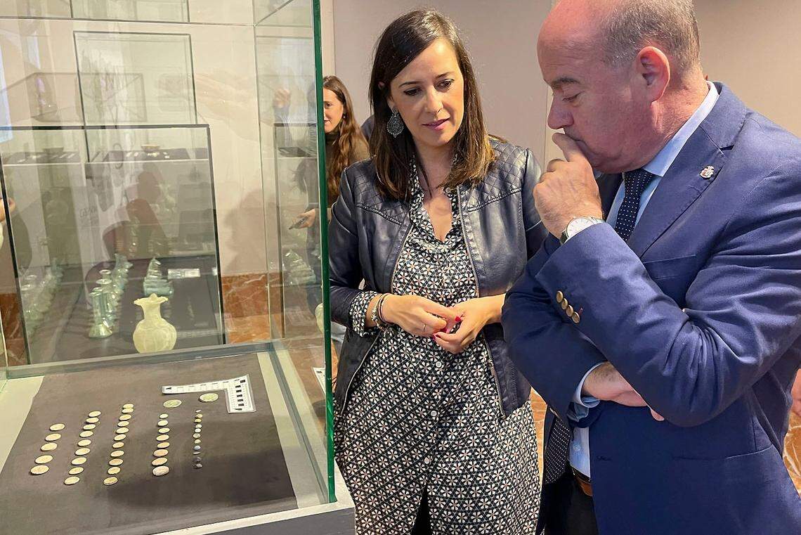 The trousseau held rare ancient artifacts, officials said.