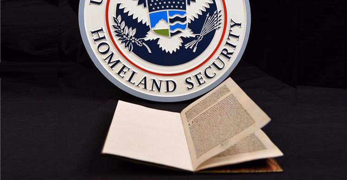 U.S. Immigration and Customs Enforcement (ICE) and Justice Department investigators returned the letter to Spanish officials Wednesday, ICE said.