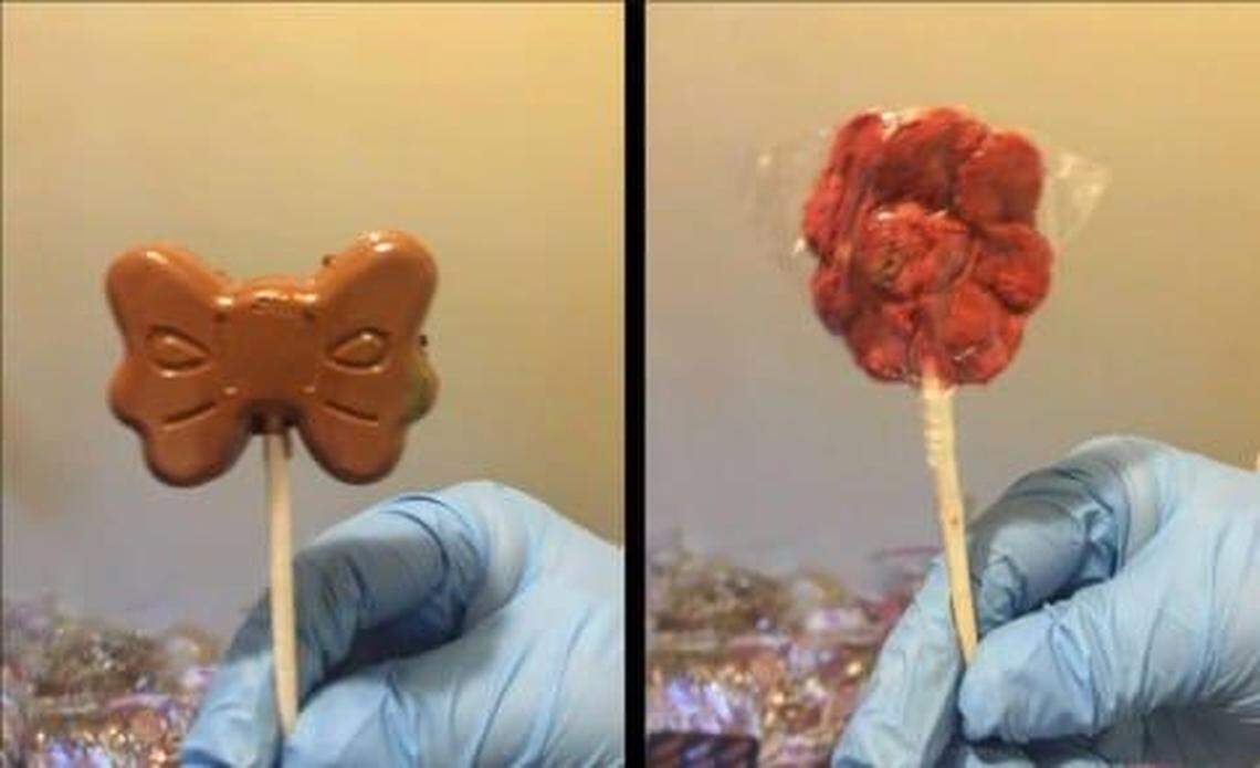 Meth-laced candies, according to the Drug Enforcement Administration’s St. Louis division.