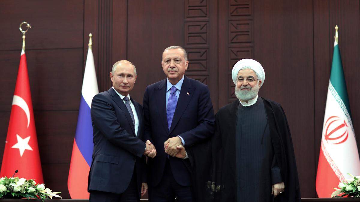 Russian President Vladimir Putin, Turkish President Recep Tayyip Erdoganand Iranians President Hassan Rouhani are the beneficiaries of President Donald Trump’s foolish withdrawal of troops from Syria.
