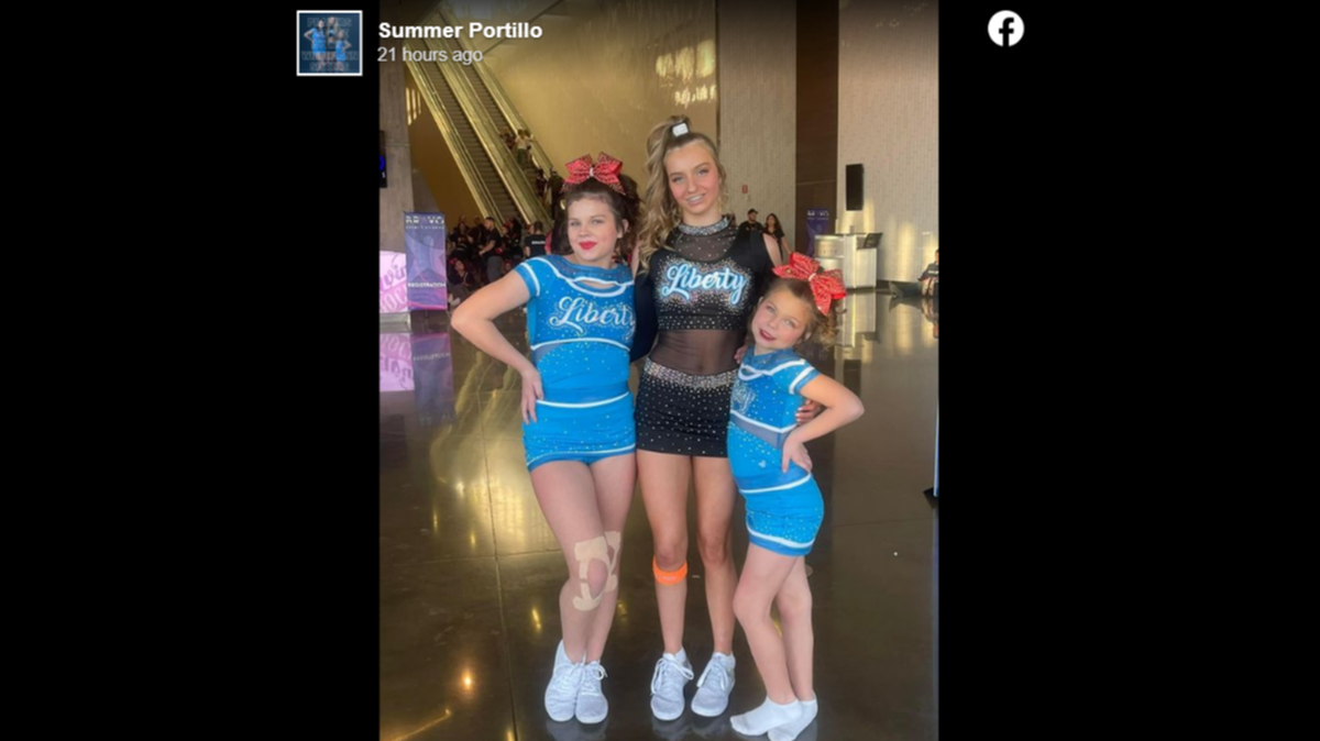 A 9-year-old cheerleader traveling with her sisters to the Allstar World Championship in Orlando, Florida, when she was run over by a suspected carjacker, police said.