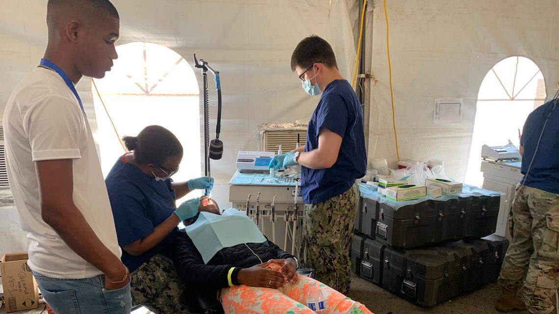 A surge of patients who fled Venezuela showing up at US Navy ship during port visits