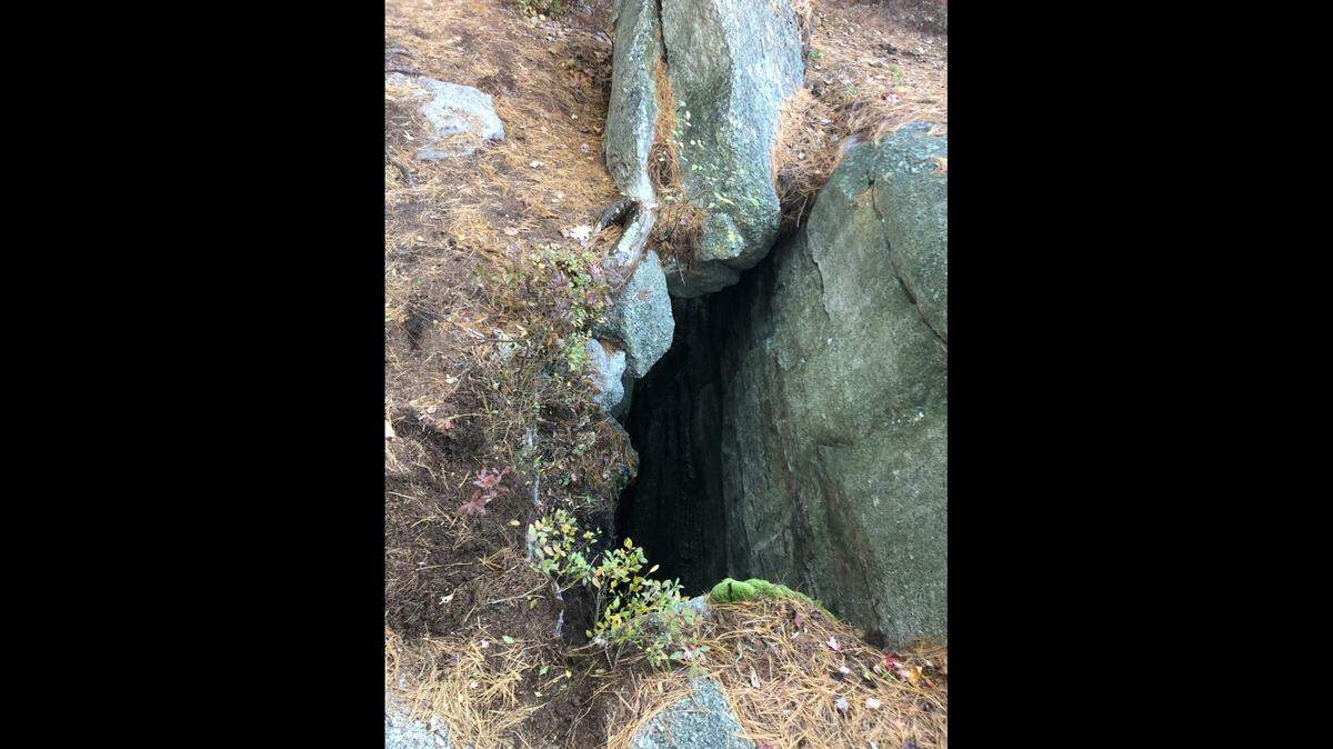 A New York City man fell 50 feet down a crevice in a state park, causing him to sustain a serious head injury, officials said.