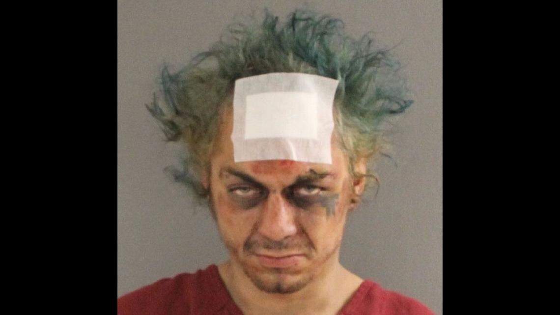 A Knoxville, Tennessee, man was arrested Wednesday after he was talking incoherently and a search revealed super glue and huffing supplies, police said.