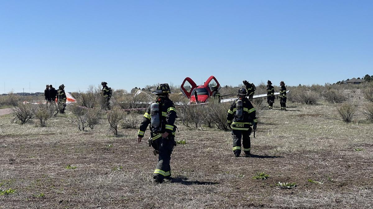 Two planes collided over Colorado, officials said.