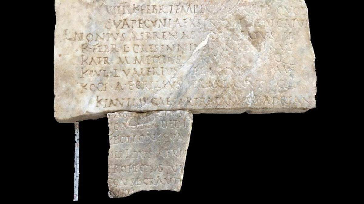 A newly discovered piece of the Fasti Ostientes was a perfect match for a fragment discovered years ago, according to Italy’s Ministry of Culture.
