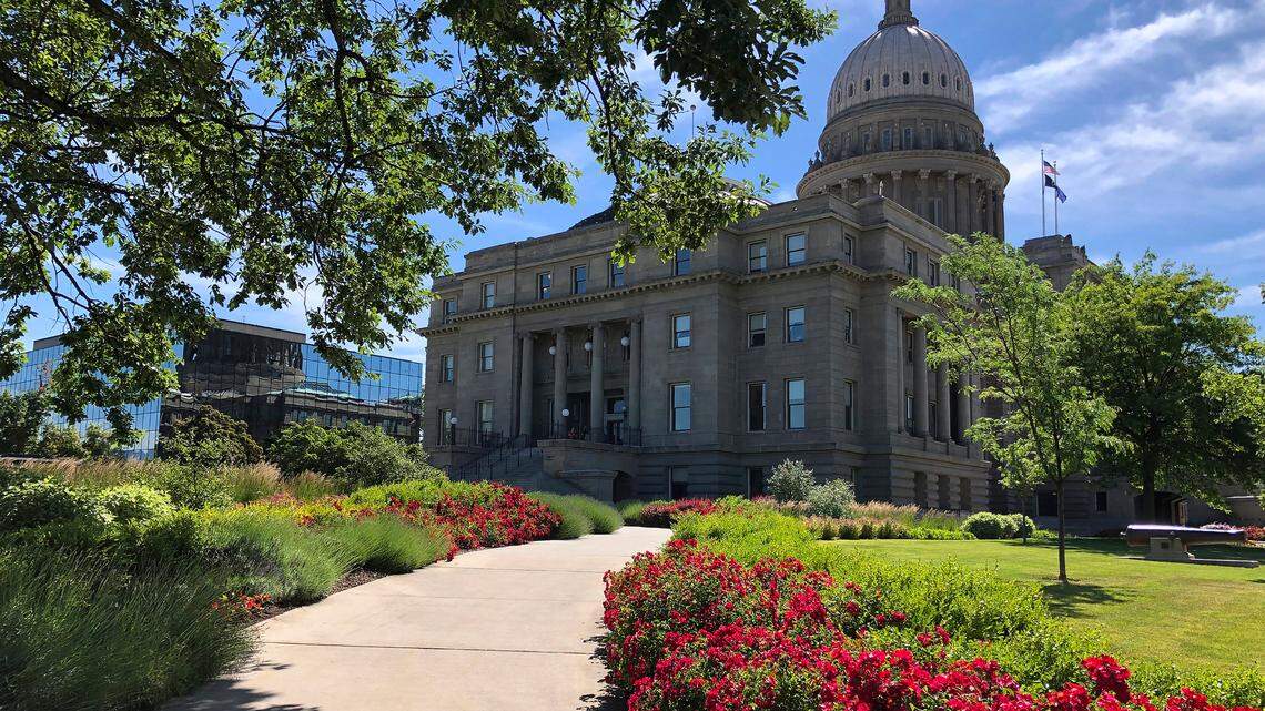 FILE - The Idaho State Capitol in Boise, Idaho, is seen on June 13, 2019. Three cities in Idaho were among the country’s fastest-growing ones last year, according to the U.S. Census Bureau. (AP Photo/Keith Ridler, File)