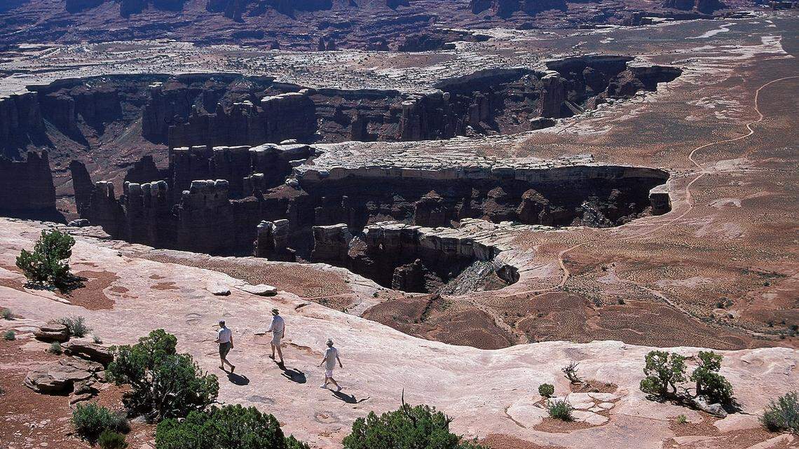 A body was found below the Grand View Point in Canyonlands National Park, rangers said.