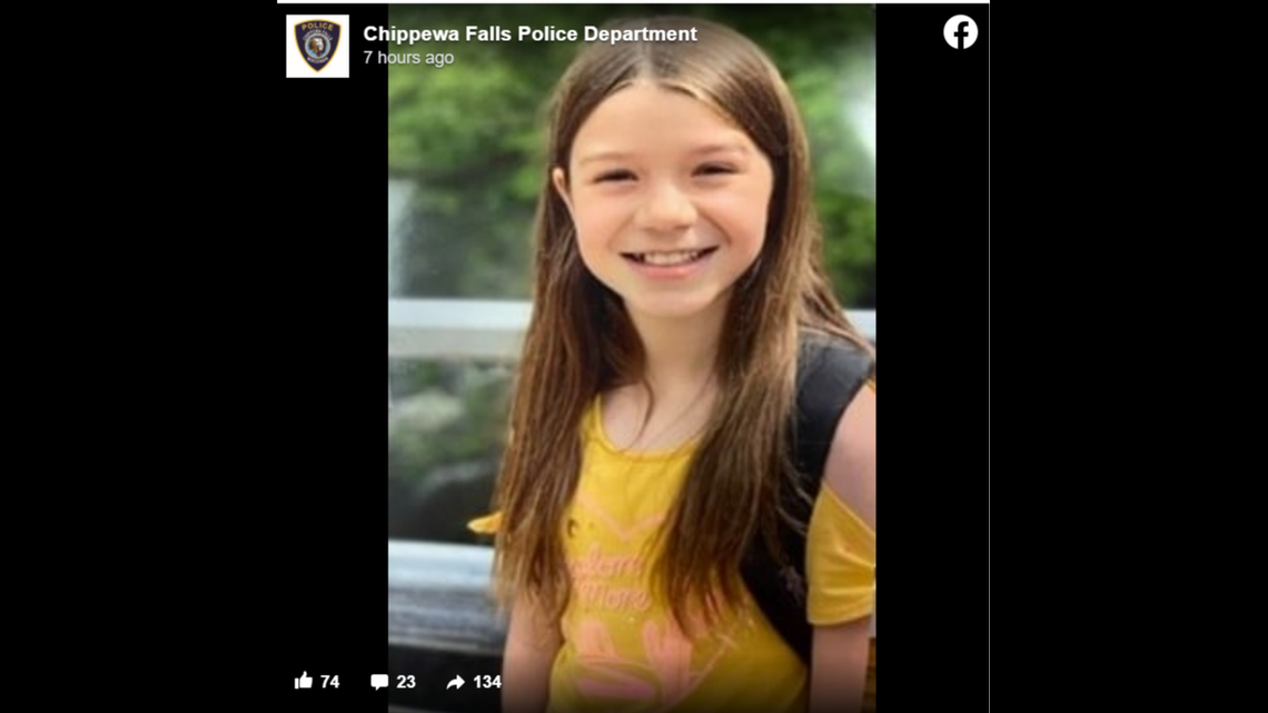 Lily Peters, a 10-year-old who never made it home from a visit at her aunt’s house in Wisconsin, was found dead in the woods near her aunt’s home, according to the Chippewa Falls Police Department.