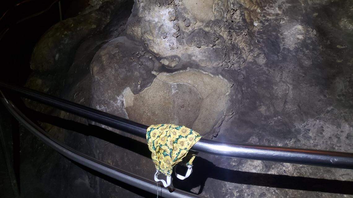 Carlsbad Caverns National Park officials are finding masks all over the park.
