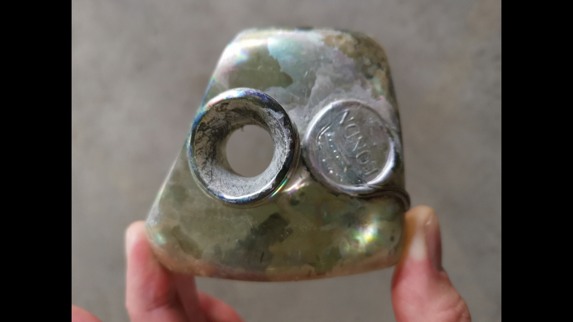 A 400-year-old liquor bottle inscribed with the word “Londn” was found aboard a 17th century shipwreck in Germany, officials said.