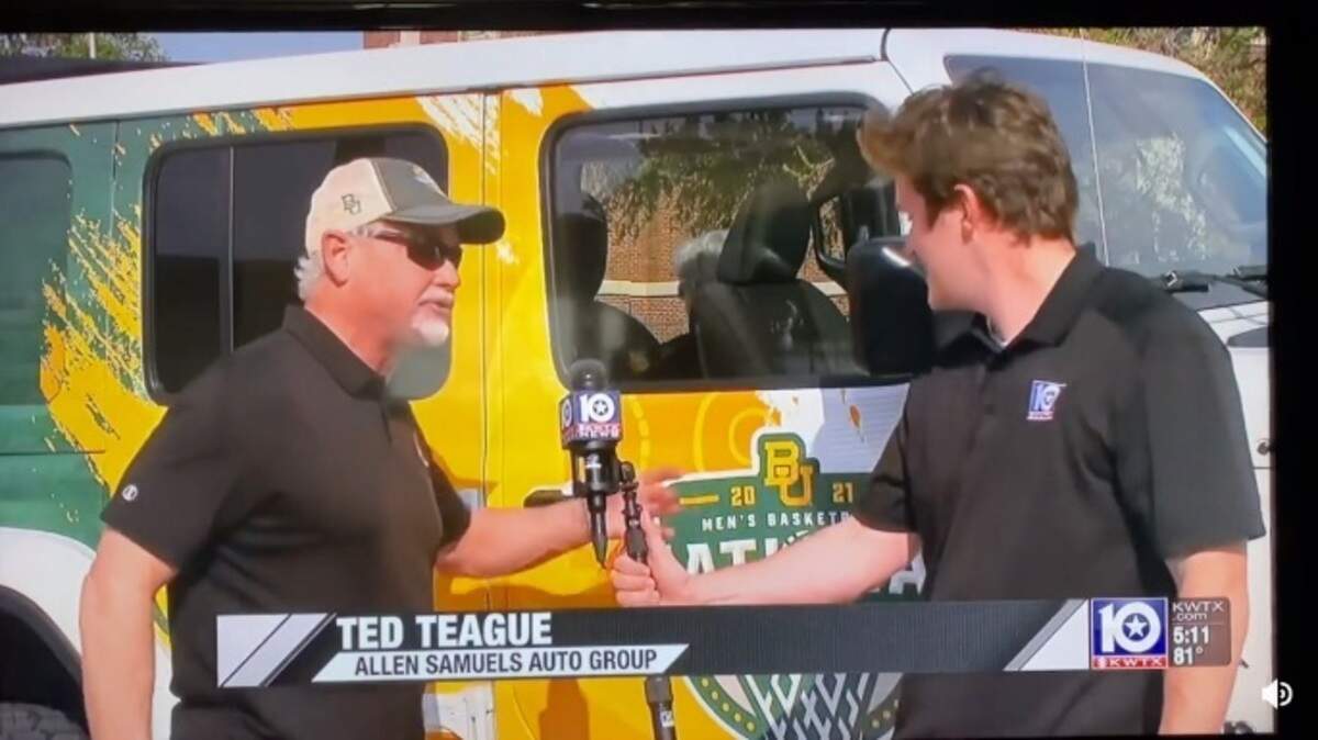 Baylor basketball declined a Jeep offered by Waco, Texas, car dealer Ted Teague, who suggested the team could use it to recruit players “out of the hood.” Screengrab from Reddit user mmmthom.