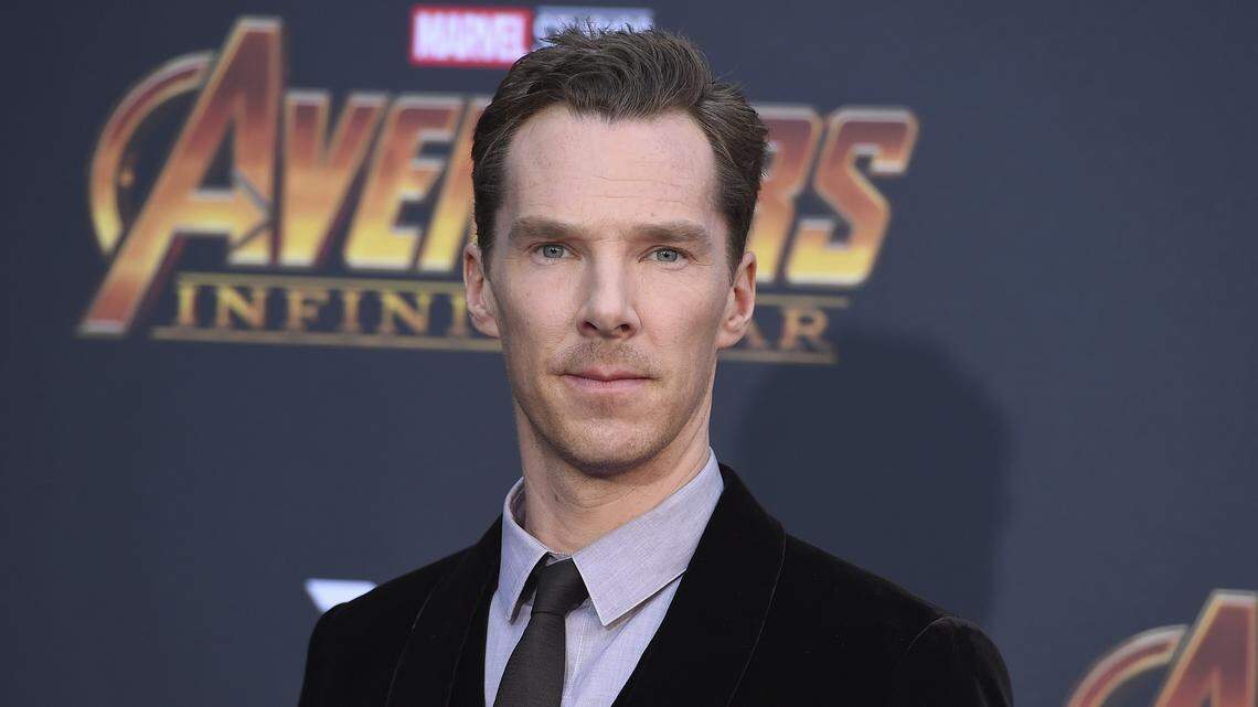 Benedict Cumberbatch arrives at the world premiere of "Avengers: Infinity War" on Monday, April 23, 2018, in Los Angeles.