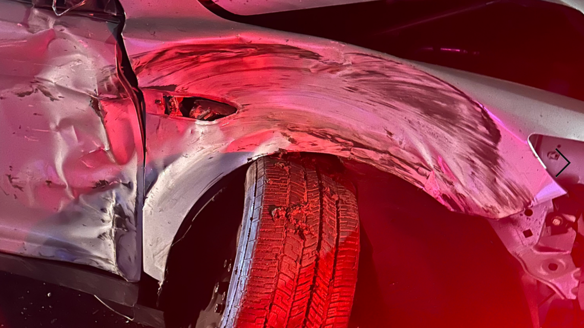 A truck spilling human waste caused a string of accidents on a Connecticut highway, police said.