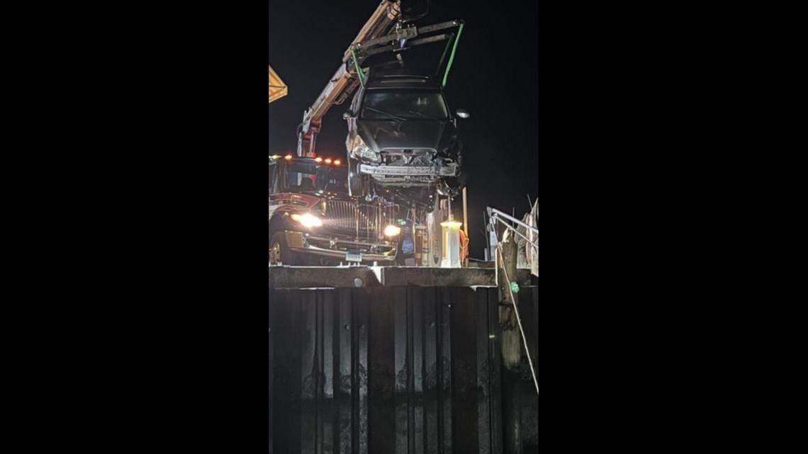 A 76-year-old died after driving an SUV into the water at a Connecticut marina, police said.