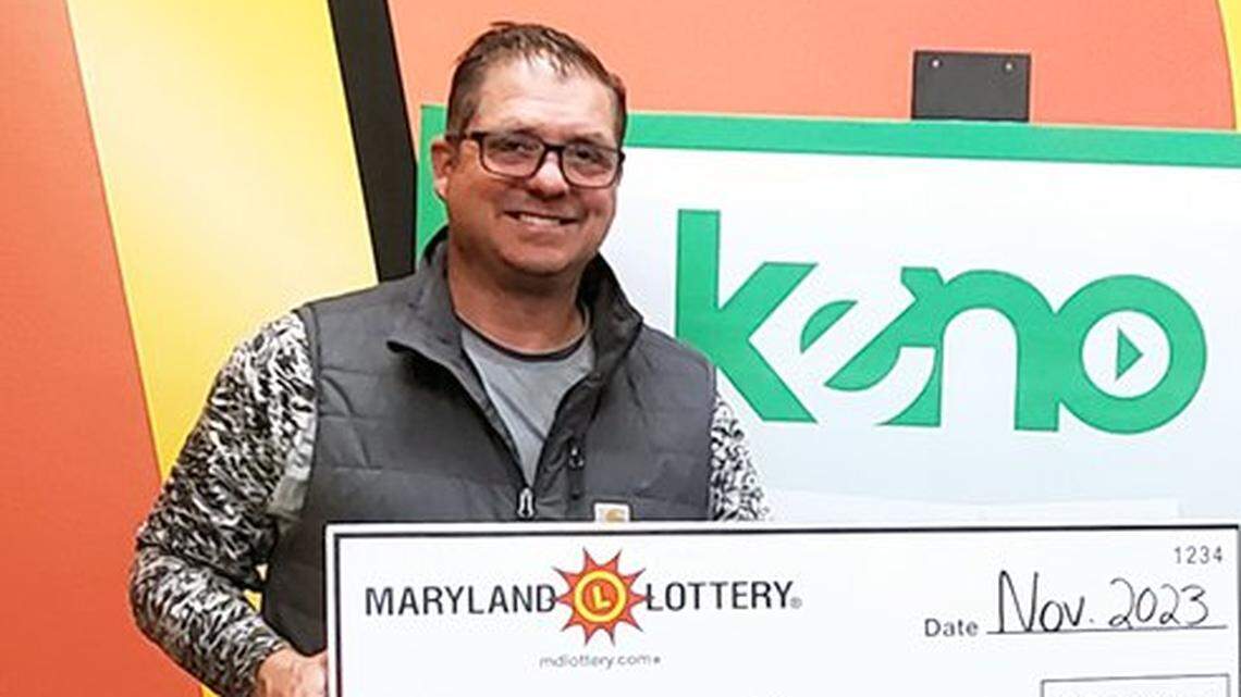 A Maryland man won a big prize after he played his lucky set of numbers that have won him some money in the past, lottery officials say.