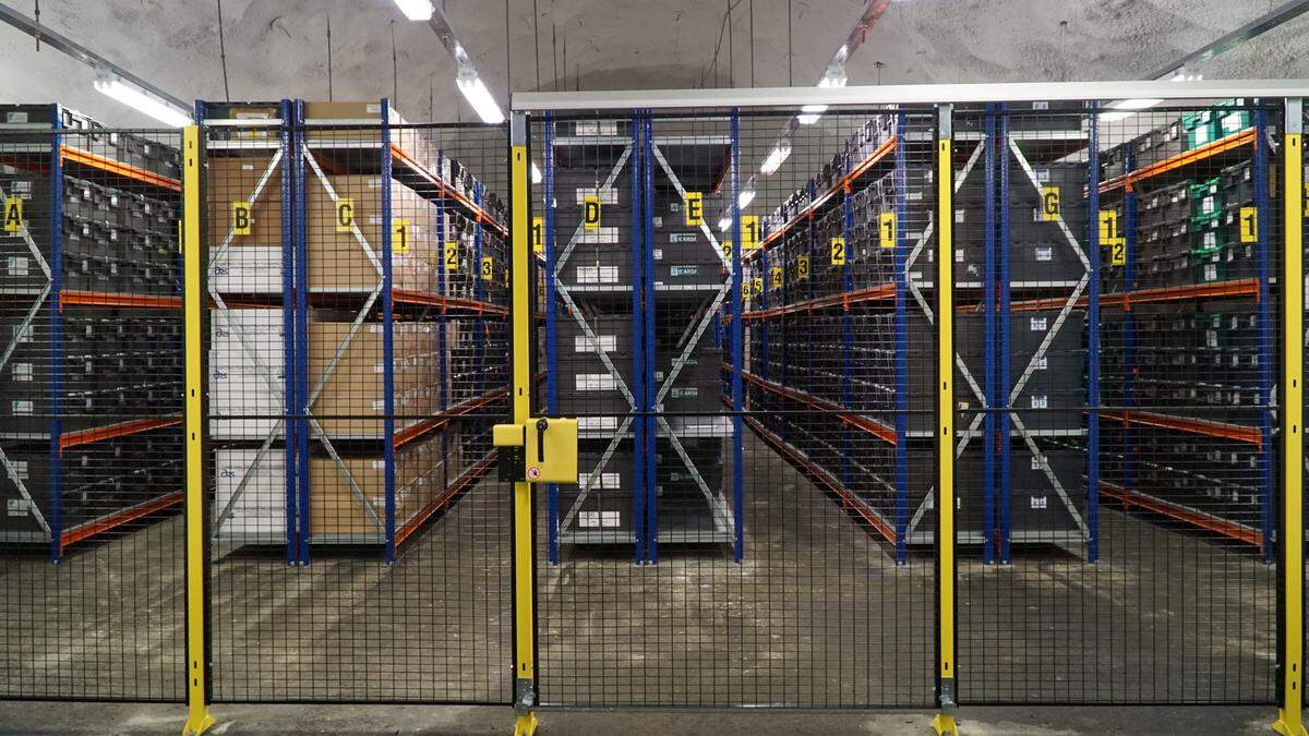 The virtual tour allows users to “walk” through the aisles of seeds and see where they came from, all while deep inside the mountain.