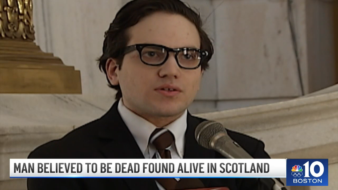 Nicholas Alahverdian was reported dead on March 3, 2020. But in December 2021, police found him alive at a Glasgow hospital.